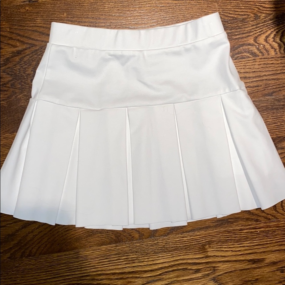 White Princess Poly Tennis Skirt